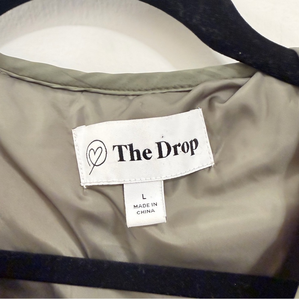 The Drop Quilted Barn Jacket – Sage Green | Size L - Picture 3 of 4